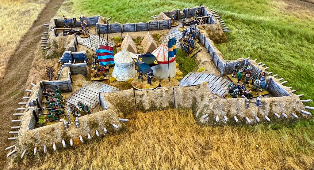 The beleaguered star-fort, who are short on powder, food and hope!