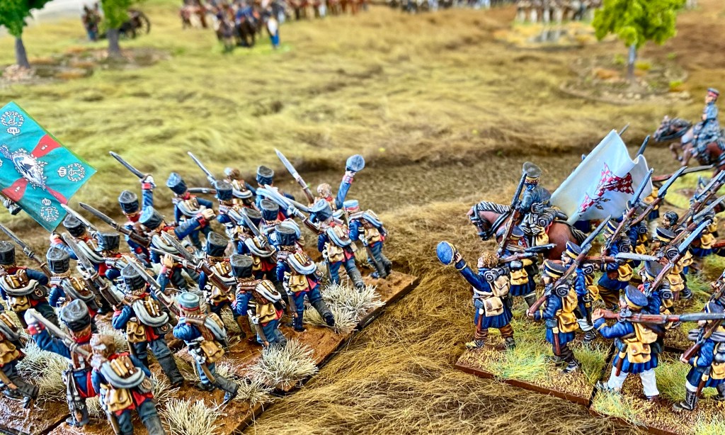 Prussians infantry still pushing forward 