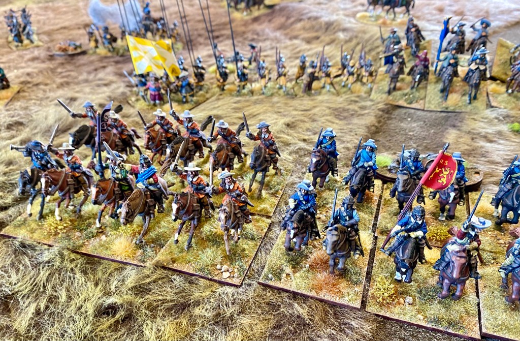 Swedish cavalry covering their infantry force, but has too much damage been done by the cossack attack? 