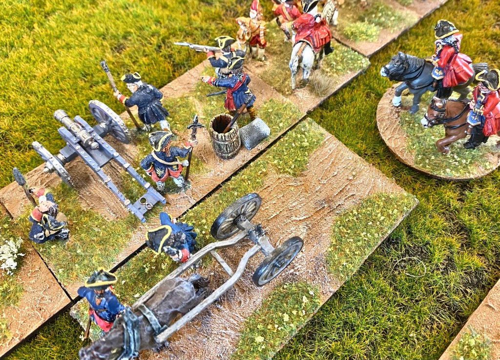 More guns for the Hanoverians.