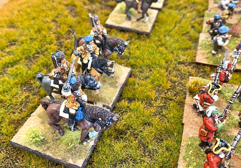 Bagots Hussars provide the final reserve.