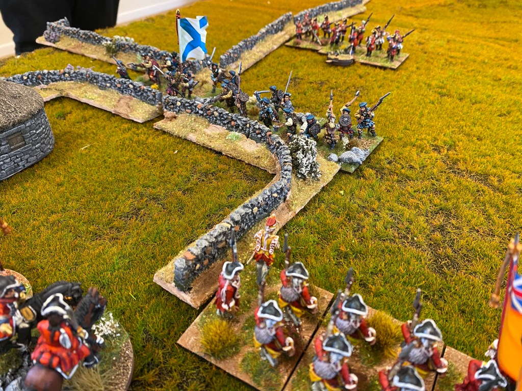 The Men of Atholl are again victorious but Hanoverian morale holds on the left.