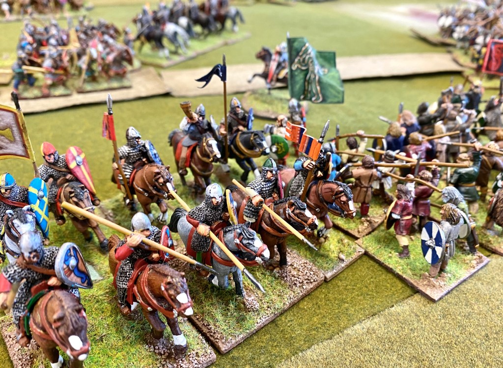 Saxon cavalry advancing.