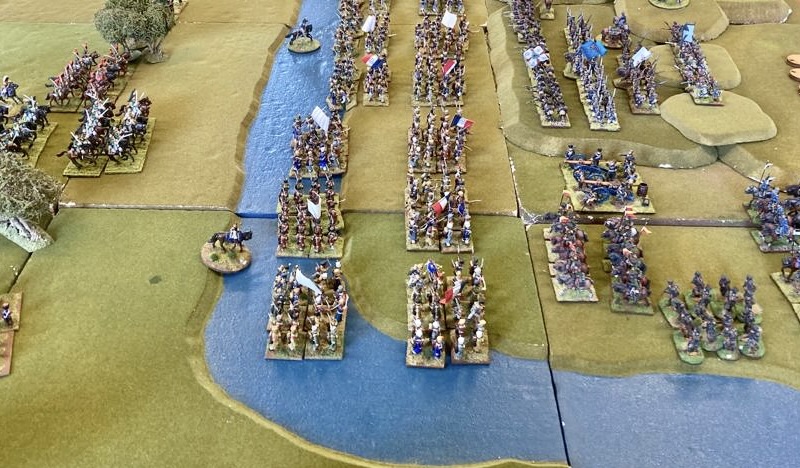 The Prussian left prepare their defence.