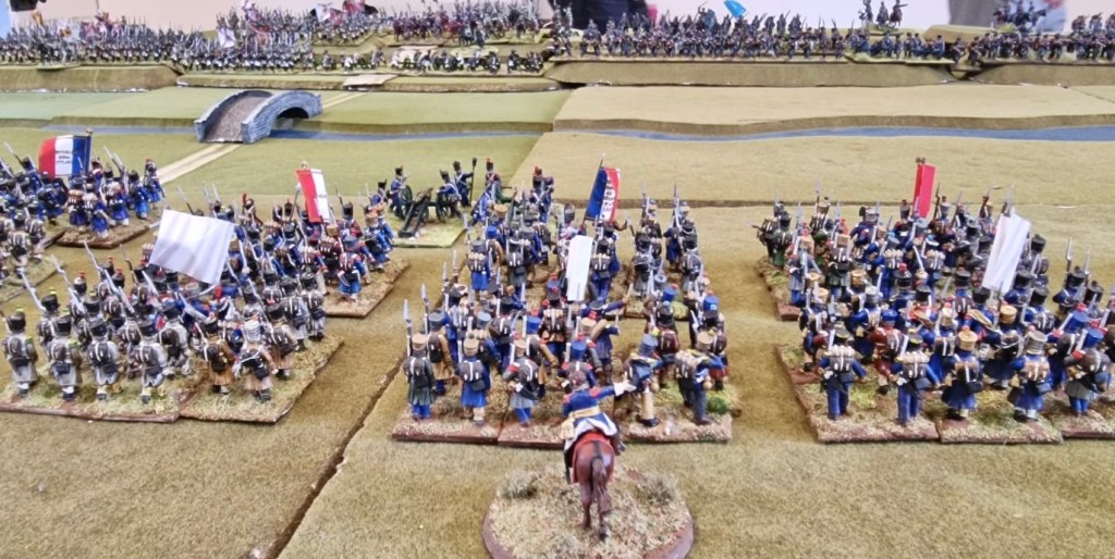 The French centre - a brigade of Légèr.