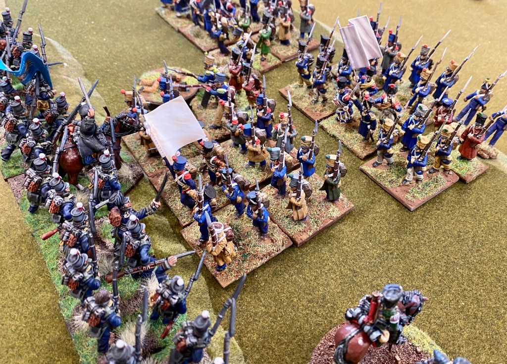 The final push by the French centre. 